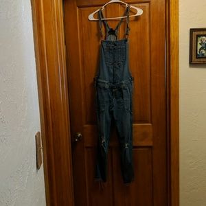 Motherhood maternity overalls (medium)